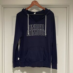 Under Armour Women's Dark Blue Hoodie Sweater